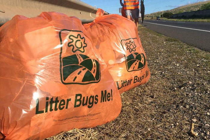 Adopt-A-Highway program details trash bags